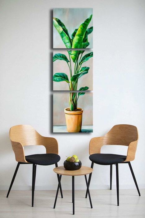 Wallity Pintura Decorativa en Lienzo de 3 Piezas Multicolor